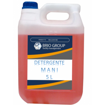 Detergente mani 5 litri gel idroalcolico